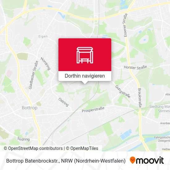 Bottrop Batenbrockstr. Karte