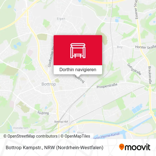 Bottrop Kampstr. Karte