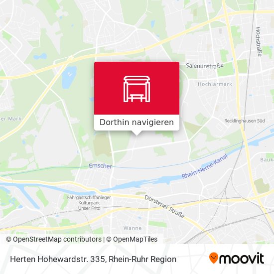 Herten Hohewardstr. 335 Karte