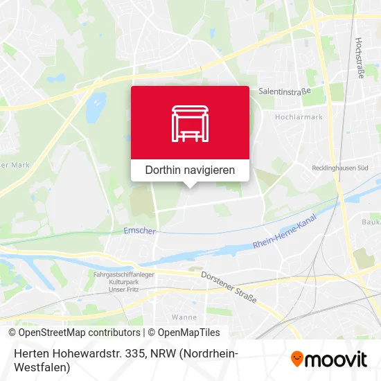 Herten Hohewardstr. 335 Karte