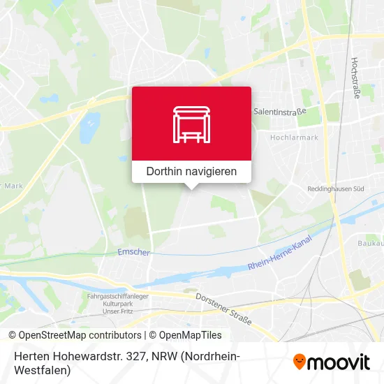 Herten Hohewardstr. 327 Karte