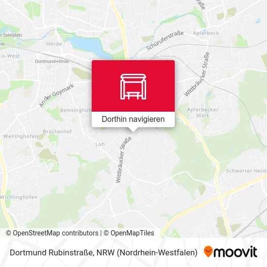 Dortmund Rubinstraße Karte