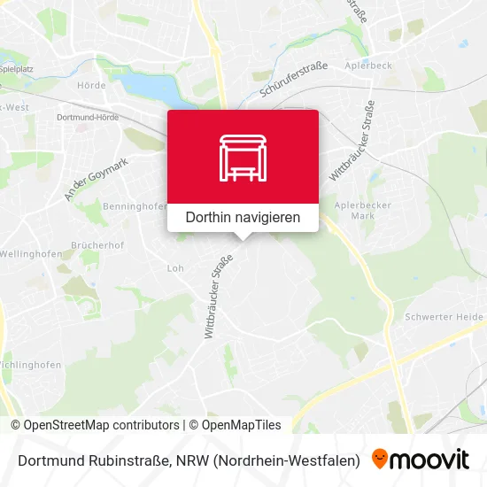 Dortmund Rubinstraße Karte