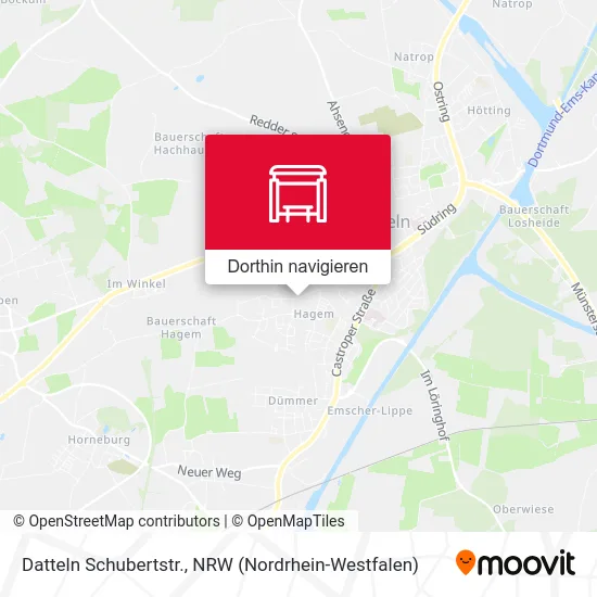 Datteln Schubertstr. Karte