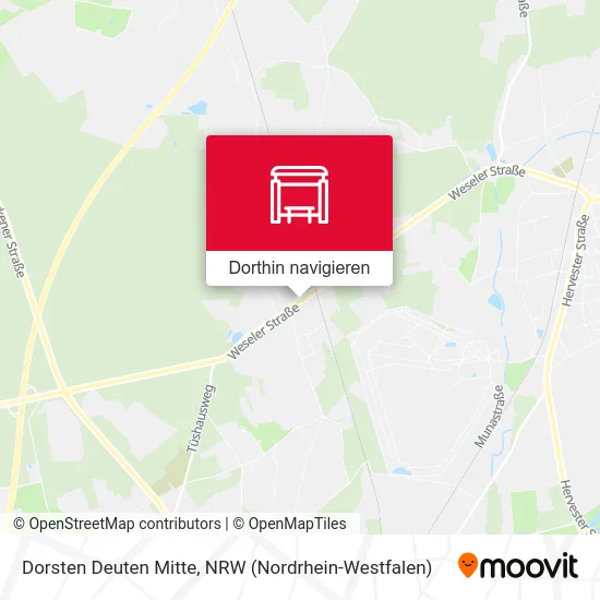 Dorsten Deuten Mitte Karte