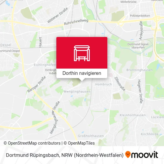 Dortmund Rüpingsbach Karte