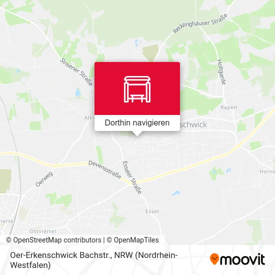 Oer-Erkenschwick Bachstr. Karte