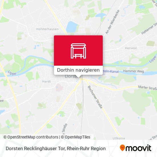 Dorsten Recklinghäuser Tor Karte