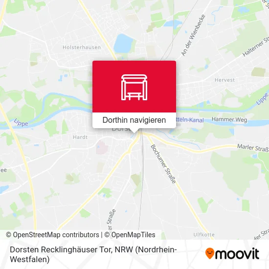 Dorsten Recklinghäuser Tor Karte