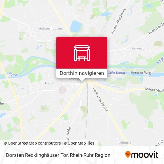 Dorsten Recklinghäuser Tor Karte