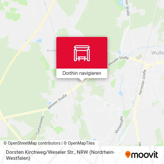 Dorsten Kirchweg/Weseler Str. Karte