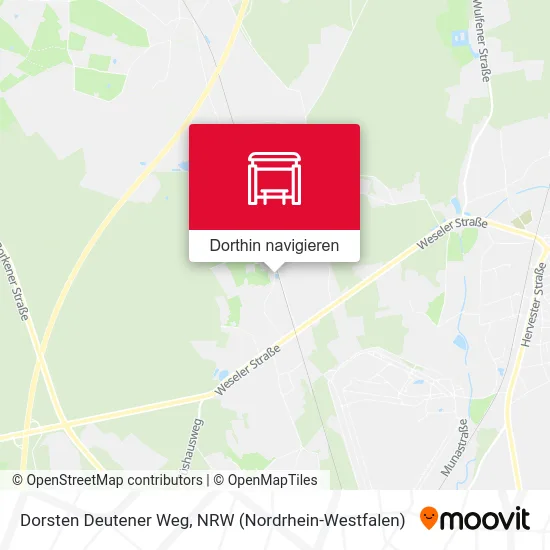 Dorsten Deutener Weg Karte