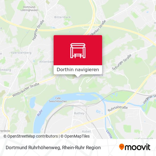 Dortmund Ruhrhöhenweg Karte