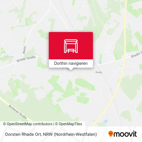 Dorsten Rhade Ort Karte