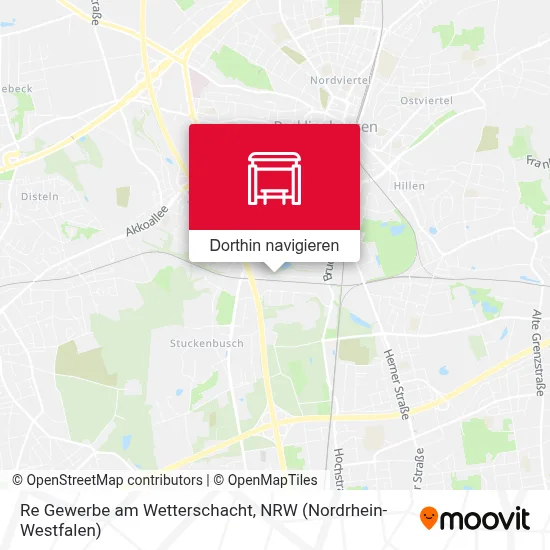 Re Gewerbe am Wetterschacht Karte