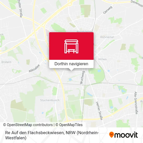 Re Auf den Flachsbeckwiesen Karte