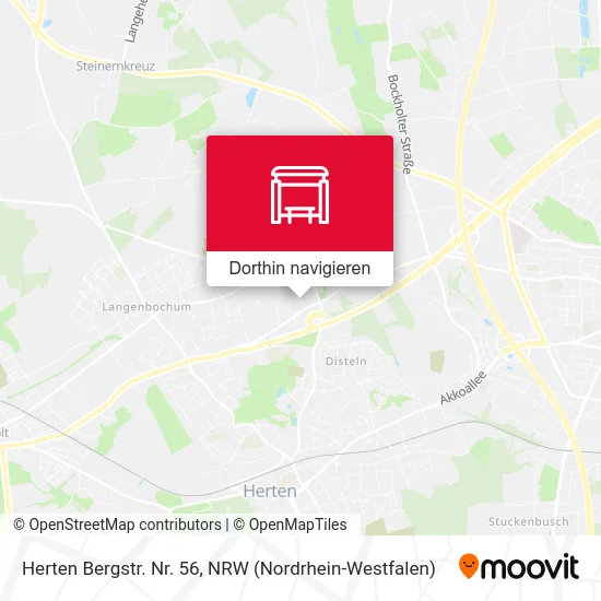 Herten Bergstr. Nr. 56 Karte