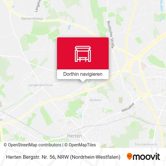 Herten Bergstr. Nr. 56 Karte