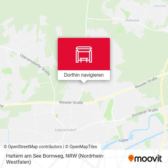 Haltern am See Bornweg Karte