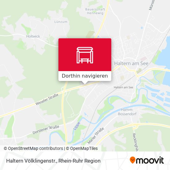 Haltern Völklingenstr. Karte