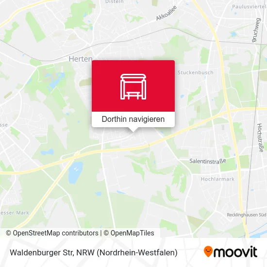 Waldenburger Str Karte
