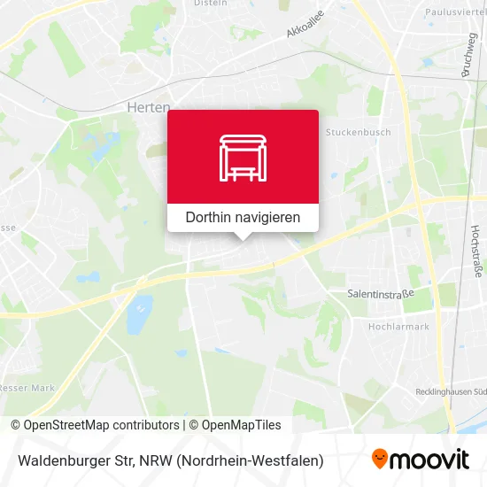 Waldenburger Str Karte