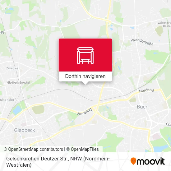 Gelsenkirchen Deutzer Str. Karte