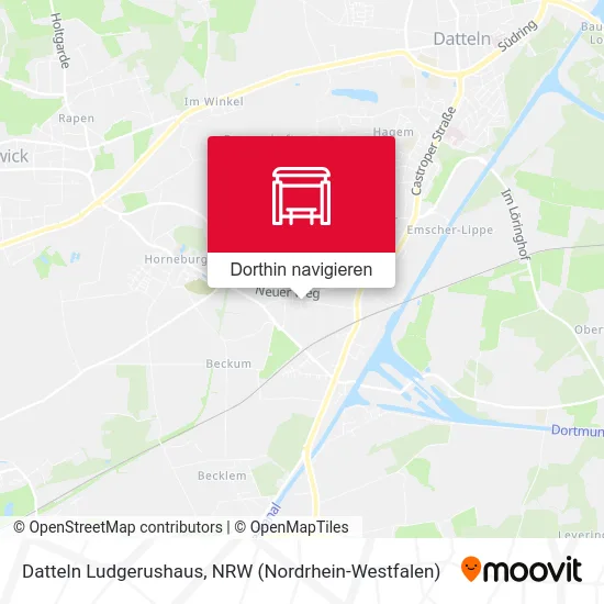 Datteln Ludgerushaus Karte