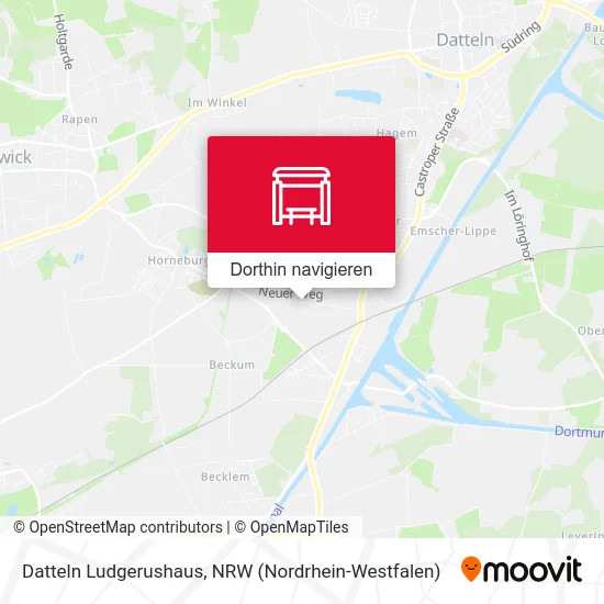 Datteln Ludgerushaus Karte