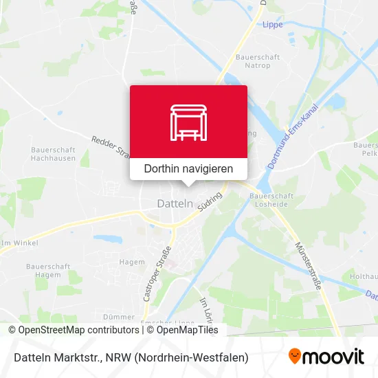 Datteln Marktstr. Karte