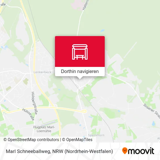 Marl Schneeballweg Karte