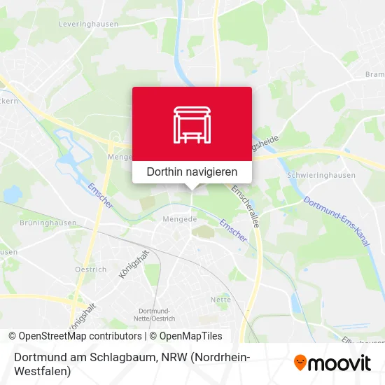 Dortmund am Schlagbaum Karte