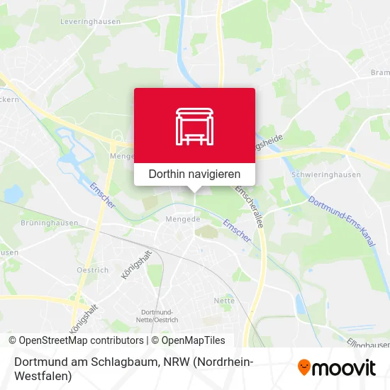 Dortmund am Schlagbaum Karte