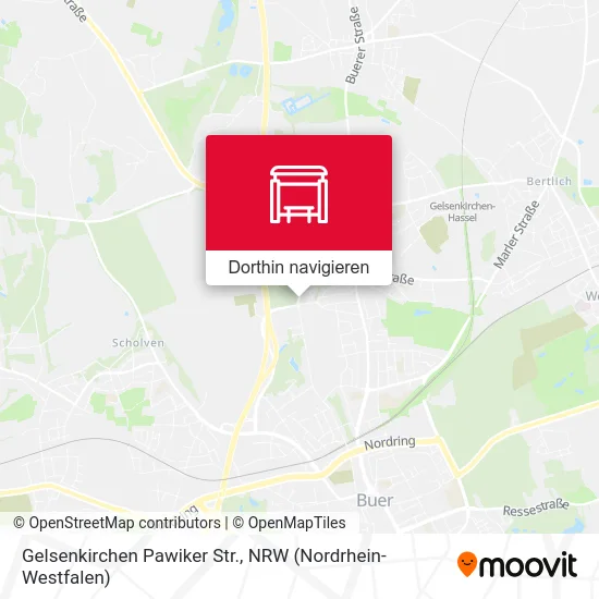 Gelsenkirchen Pawiker Str. Karte