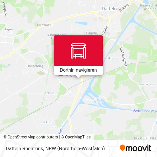 Datteln Rheinzink Karte