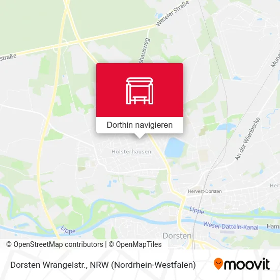 Dorsten Wrangelstr. Karte