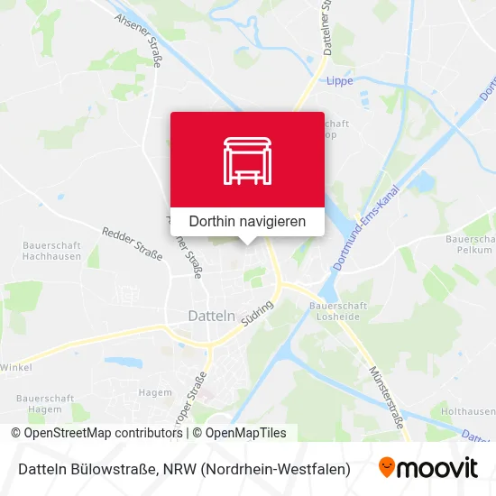 Datteln Bülowstraße Karte