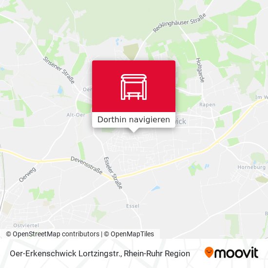 Oer-Erkenschwick Lortzingstr. Karte