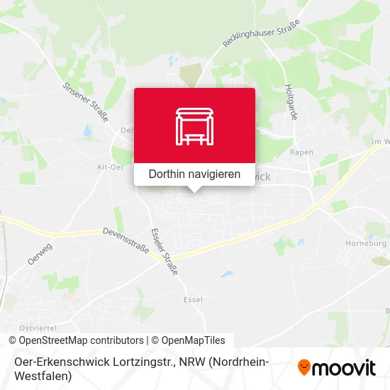 Oer-Erkenschwick Lortzingstr. Karte