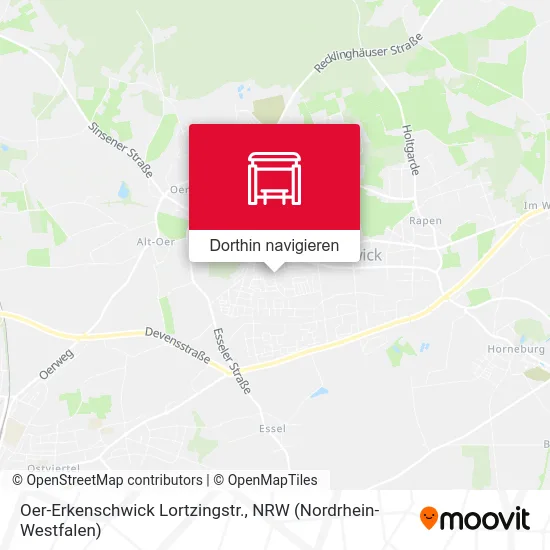 Oer-Erkenschwick Lortzingstr. Karte