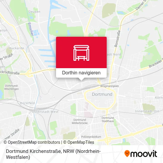 Dortmund Kirchenstraße Karte