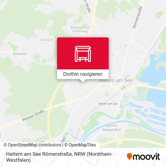 Haltern am See Römerstraße Karte