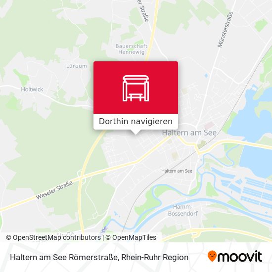 Haltern am See Römerstraße Karte