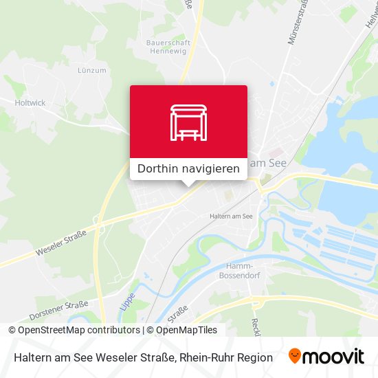Haltern am See Weseler Straße Karte