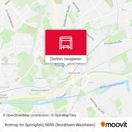 Bottrop Im Springfeld Karte