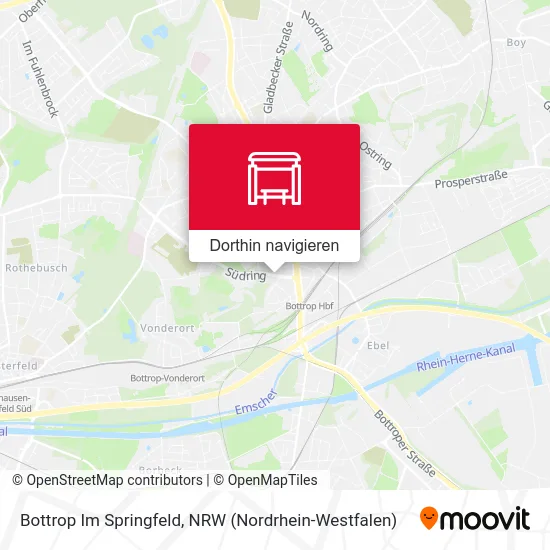 Bottrop Im Springfeld Karte