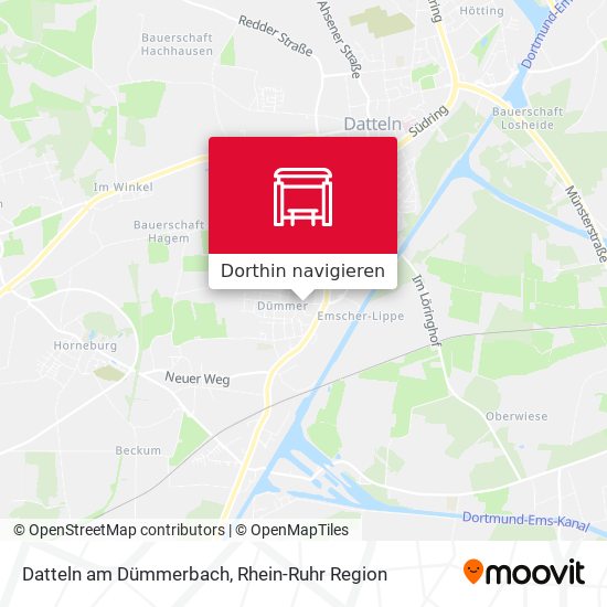 Datteln am Dümmerbach Karte
