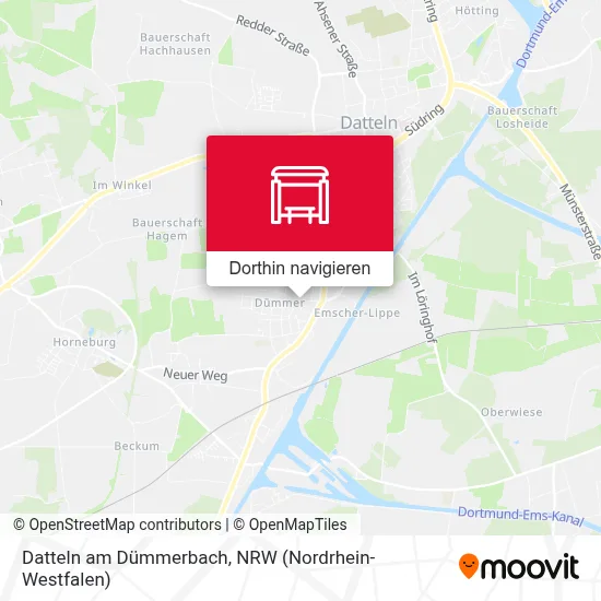 Datteln am Dümmerbach Karte