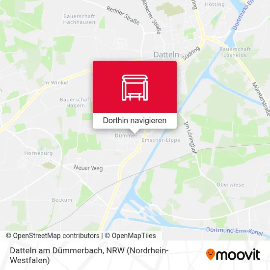 Datteln am Dümmerbach Karte