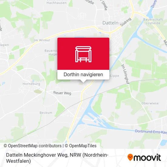 Datteln Meckinghover Weg Karte